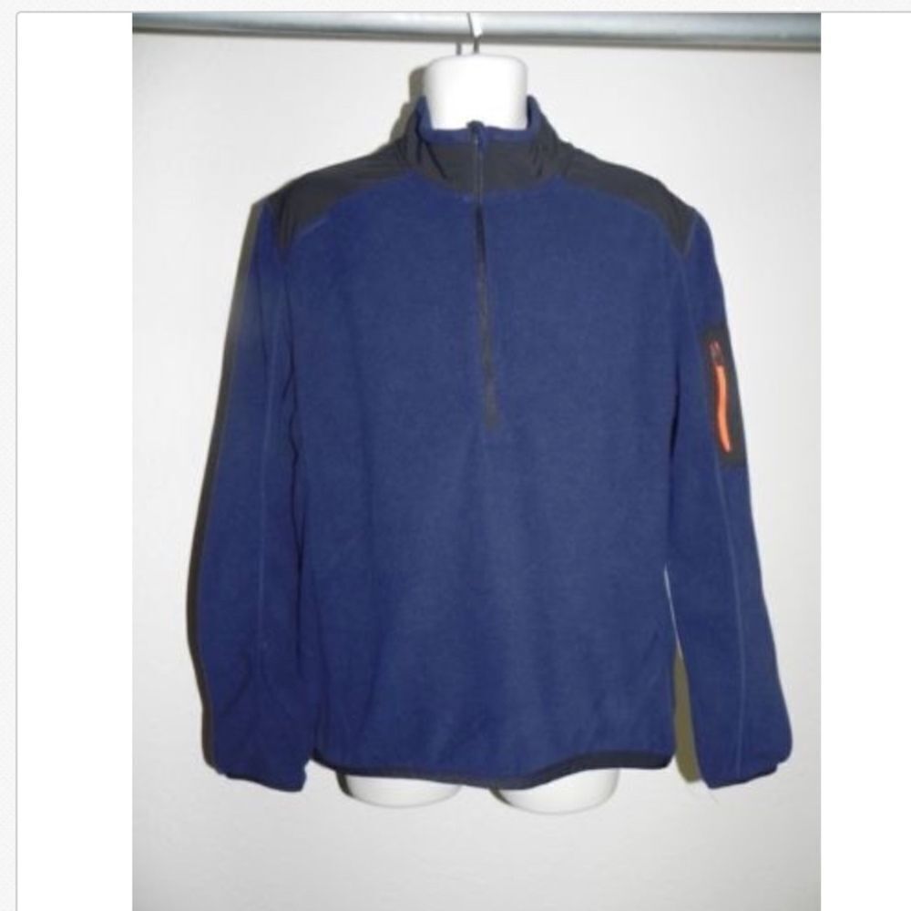 Mondetta Mens Pullover Small Navy Cross Dye NWT